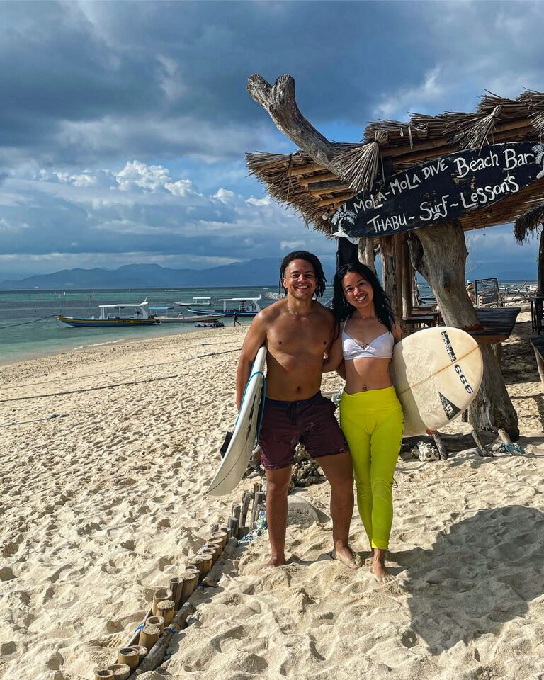 Between hectic work weeks, we had lots of adventures within South Africa and abroad. Kayee learned to surf here in Bali.