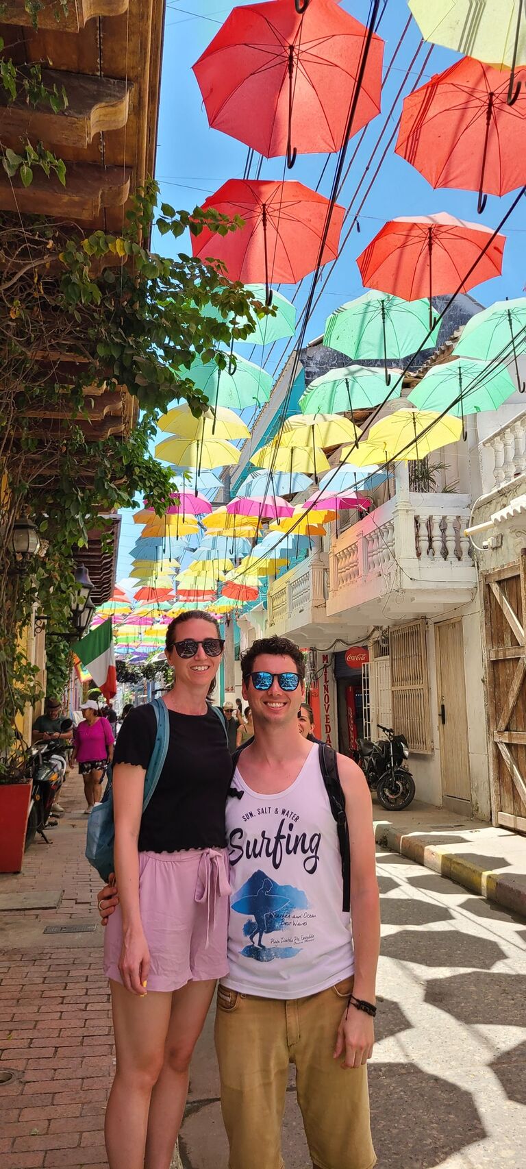 Then we went to Colombia.