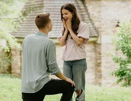 Brooke Hyland's engagement photo