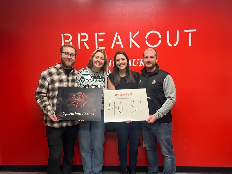 Lexi's 25th birthday!
An escape room with Rachel and her husband Tyler!