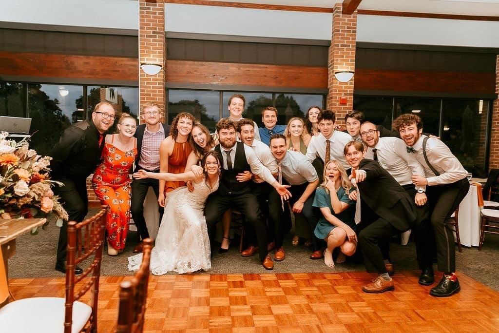 Our sixth wedding together.