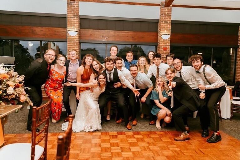 Our sixth wedding together.
