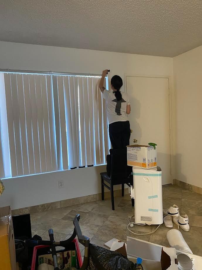 Our first apartment together!