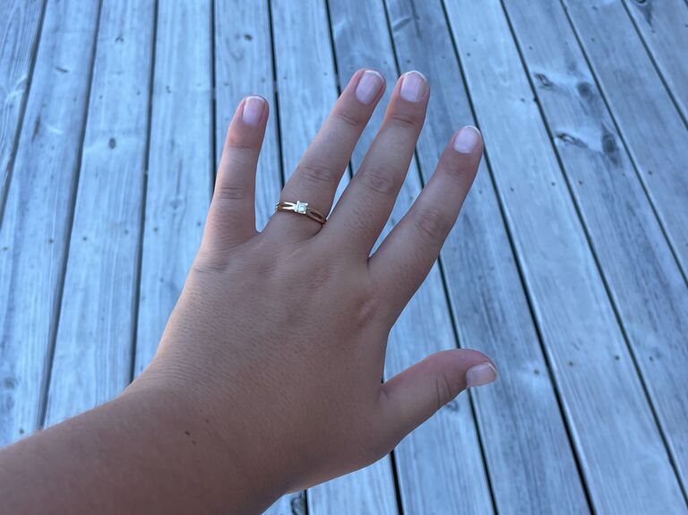 Sam said YES again, but this time to marriage! Year 6!