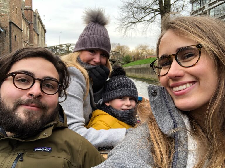 Cambridge with Brittany's family 