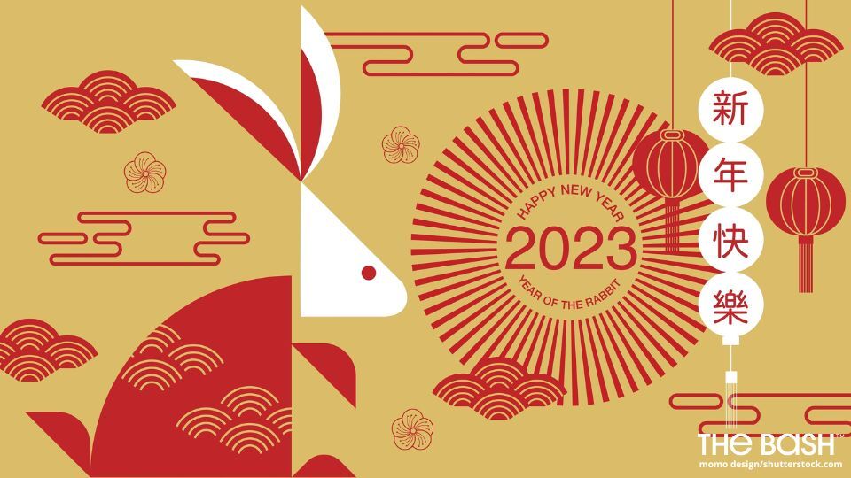 Year of the Rabbit Zoom Background - Chinese New Year