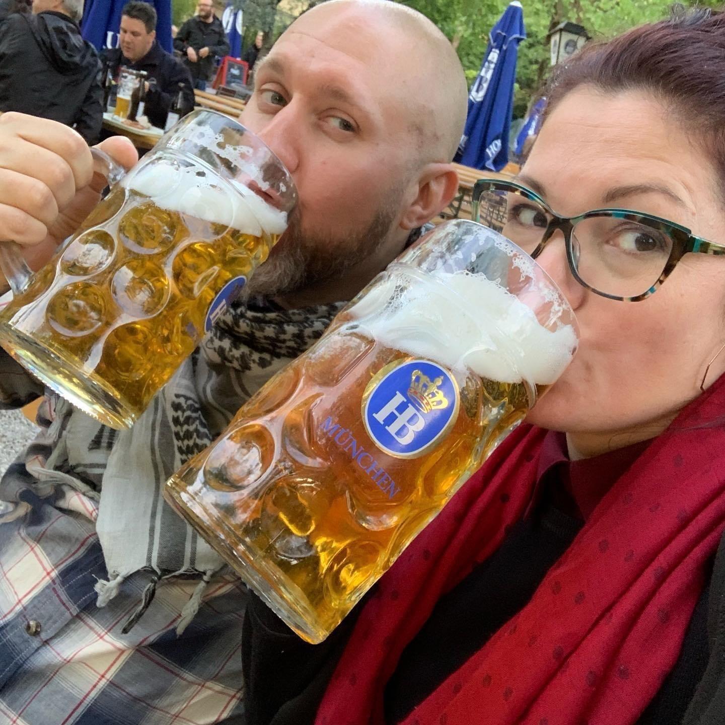 While Angela was backpacking through Europe and Tony was working, they meet up in Munich, Germany with plans to travel to the Czech Republic together. Little did Angela know that he had a surprise in store for when they got to Prague.