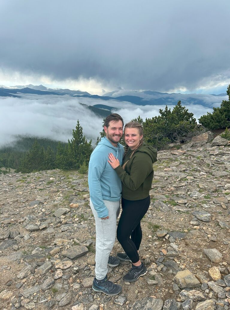 Hiked through a cloud bank to the top of a mountain while in Denver - fun fact: Lexie is very afraid of heights.
