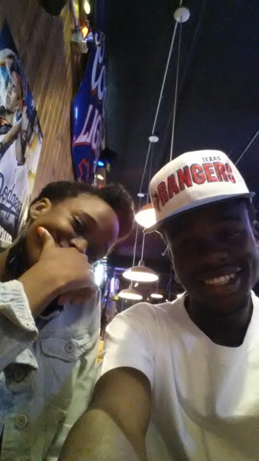 Date night at Hooters in Bricktown, OKC.
