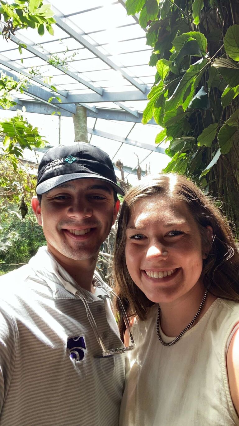 Justin and Sophia went to the Henry Doorly Zoo with Justin's family.