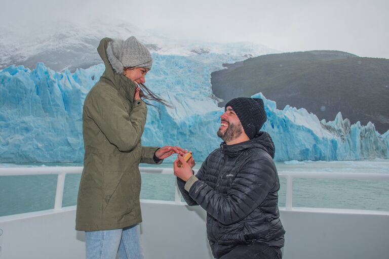 Our Official Engagement [Glaciar Spegazzini, ARG]