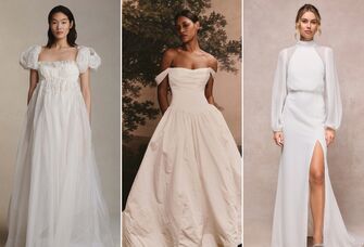 Three Vintage Wedding Dresses