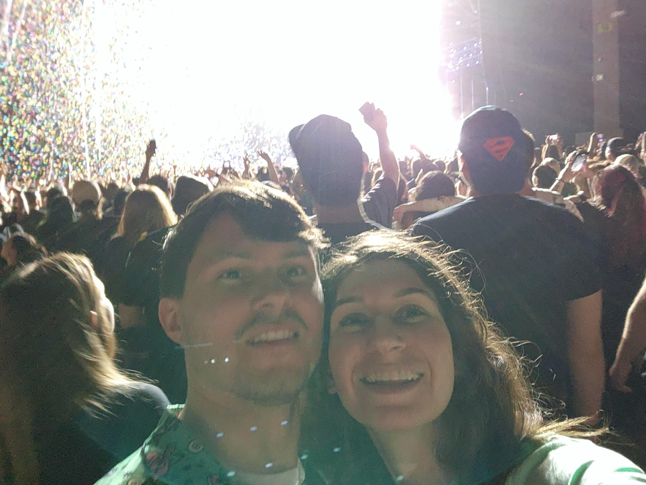 Another favorite band of the couple - this was their first time seeing A Day to Remember together!