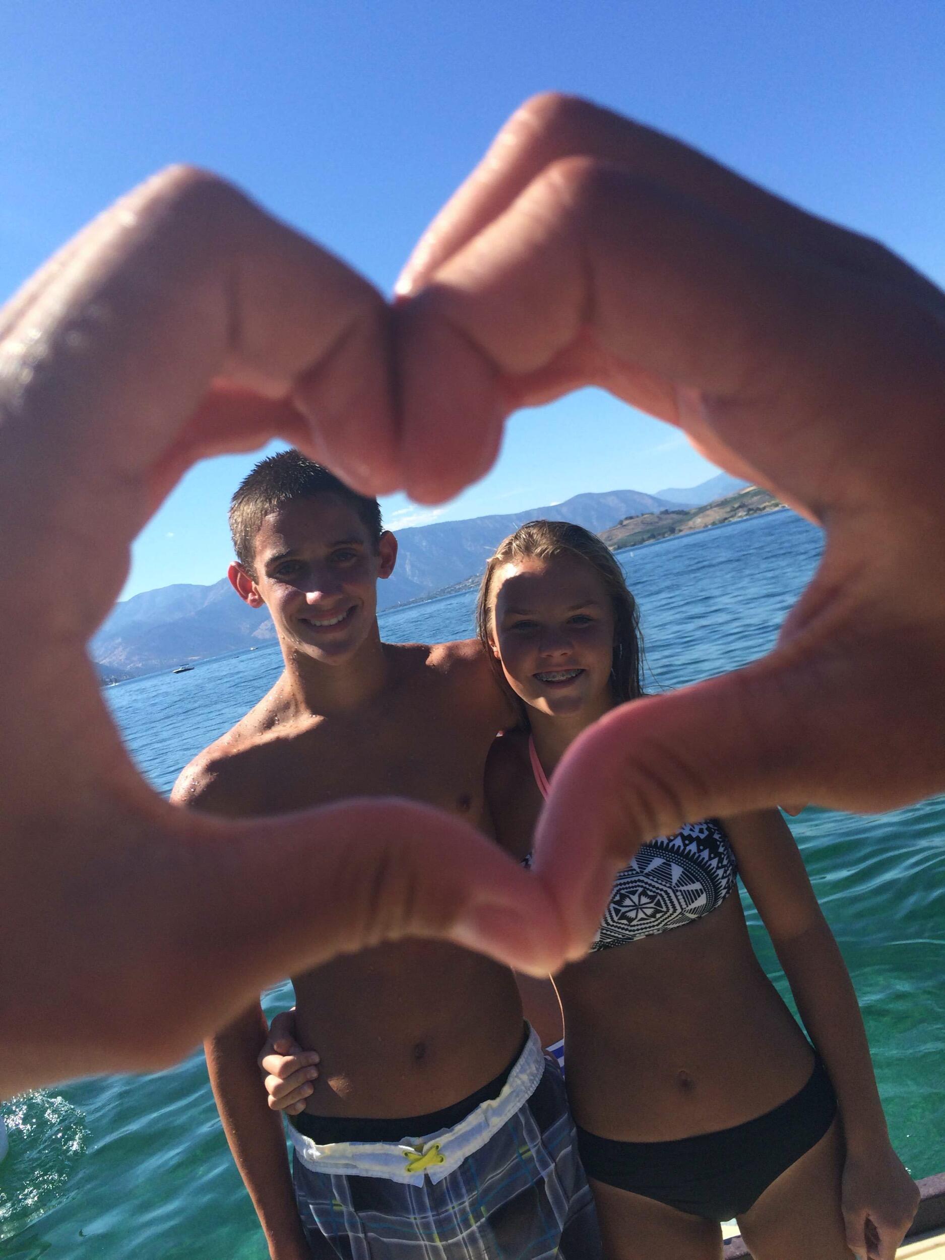 The early parts of our relationship consisted of going to the lake and hiking with friends.