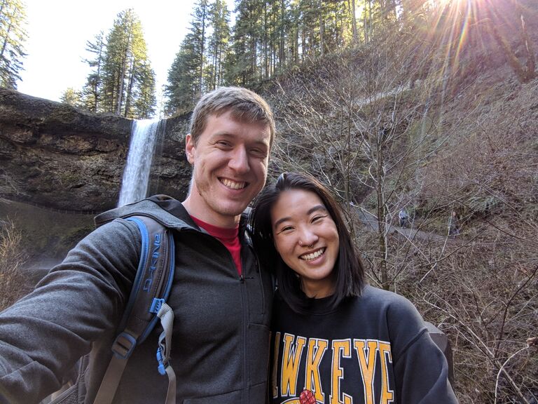 Claire and Calvin start their first out of college jobs at Epic. They are in the same hiring group and meet in training. After meeting at a few new hire parties they start dating.