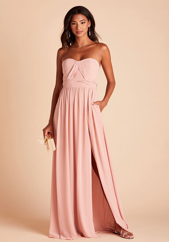 Easy Elegance Sage Brush Pleated Strapless Maxi Dress