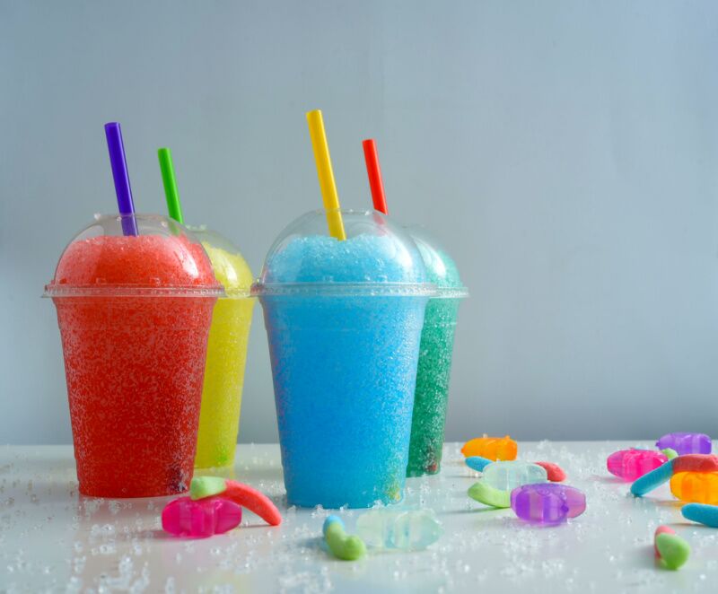 Frozen slushies princess party ideas