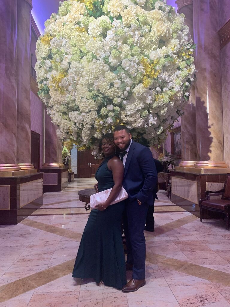 Jalen took Jasmine to a wedding in Boston and so she could try pizza and chinese food for the first time.