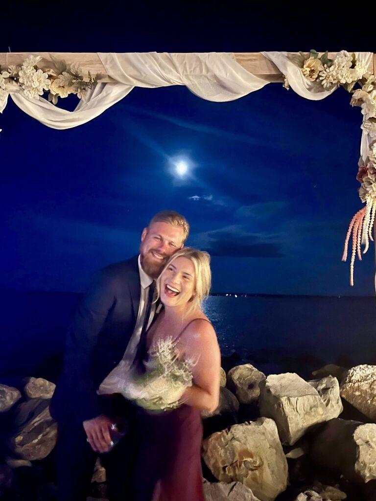 Caught the bouquet