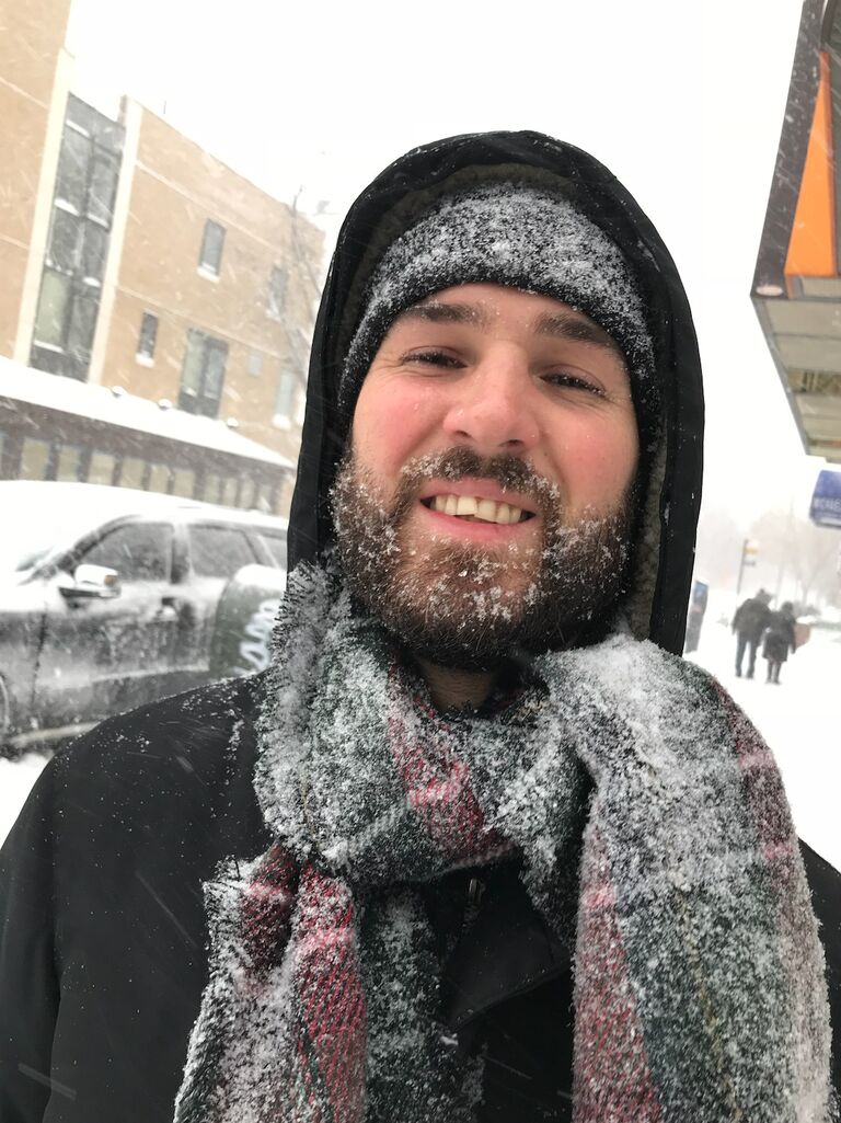 Marc fell in love with the winters...and Maggie and decided to stay! 