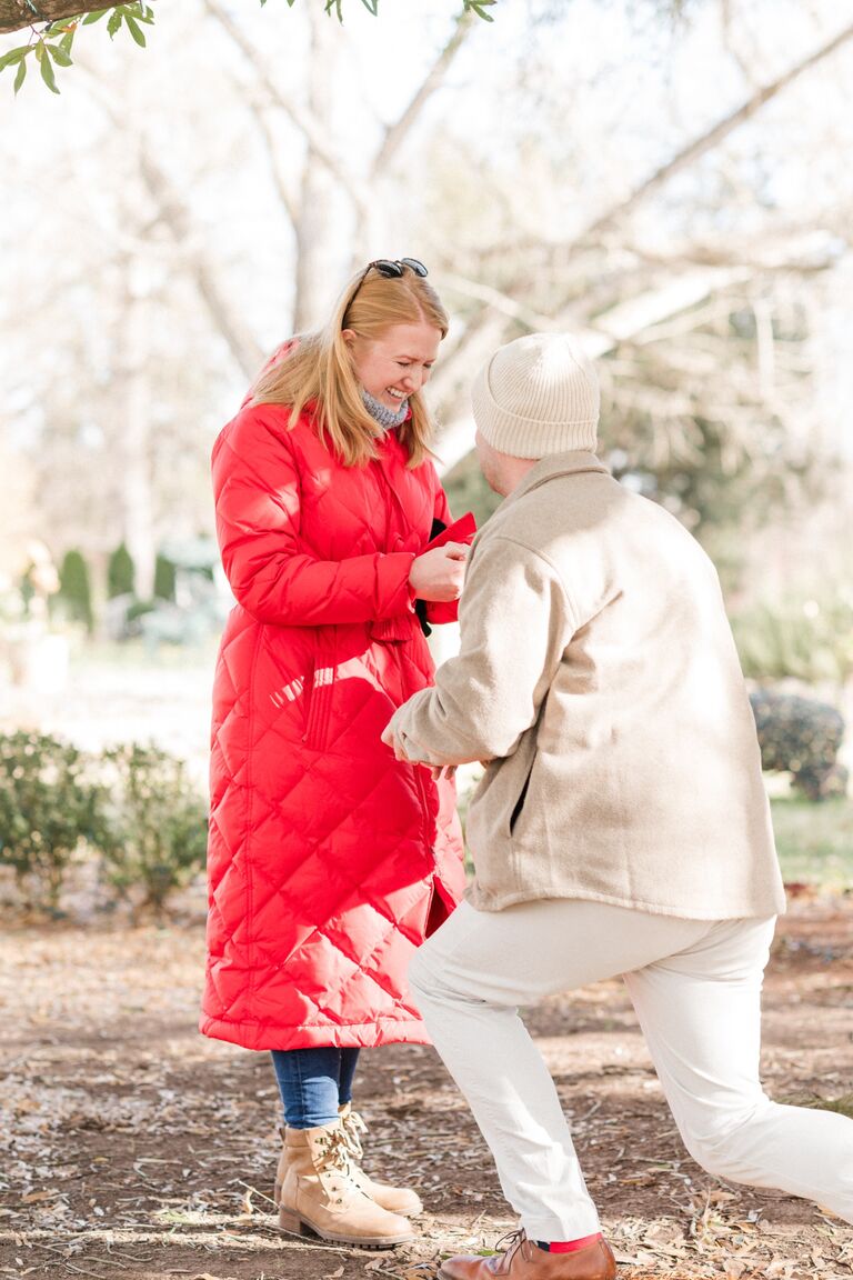 Rob proposes 4 months before I thought he would!