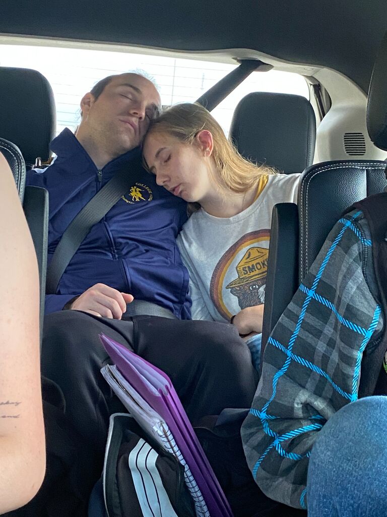They traveled to competitions with the team.