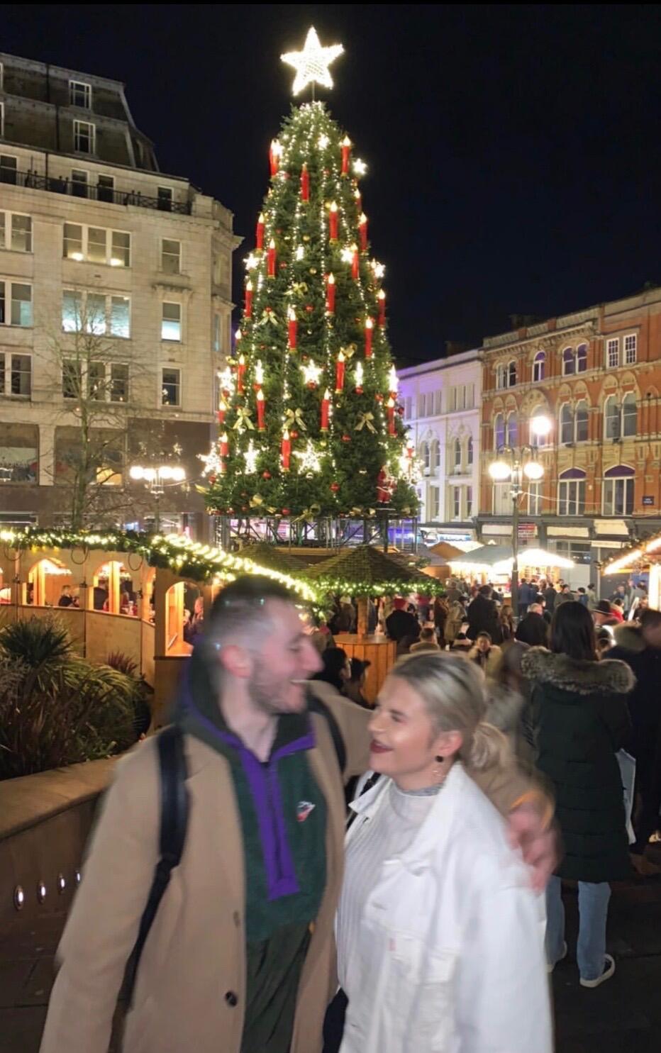 Michael ups and leaves for Dublin, confessing his love for Aimee.

We spent the next few months doing long distance dating. Eventually, Michael brings over Camembert and asks Aimee to be his girlfriend - win win all round.