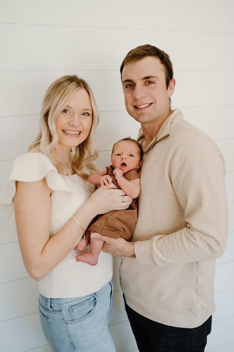 Welcomed our bundle of joy into the world. 