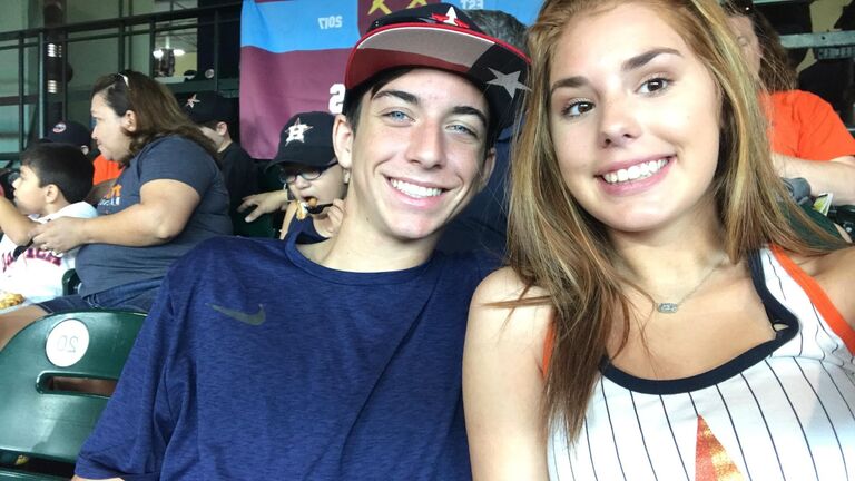 Our first Houston Astros game together!