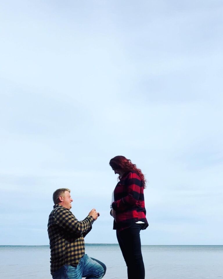 Engagement day in Bayfield, WI