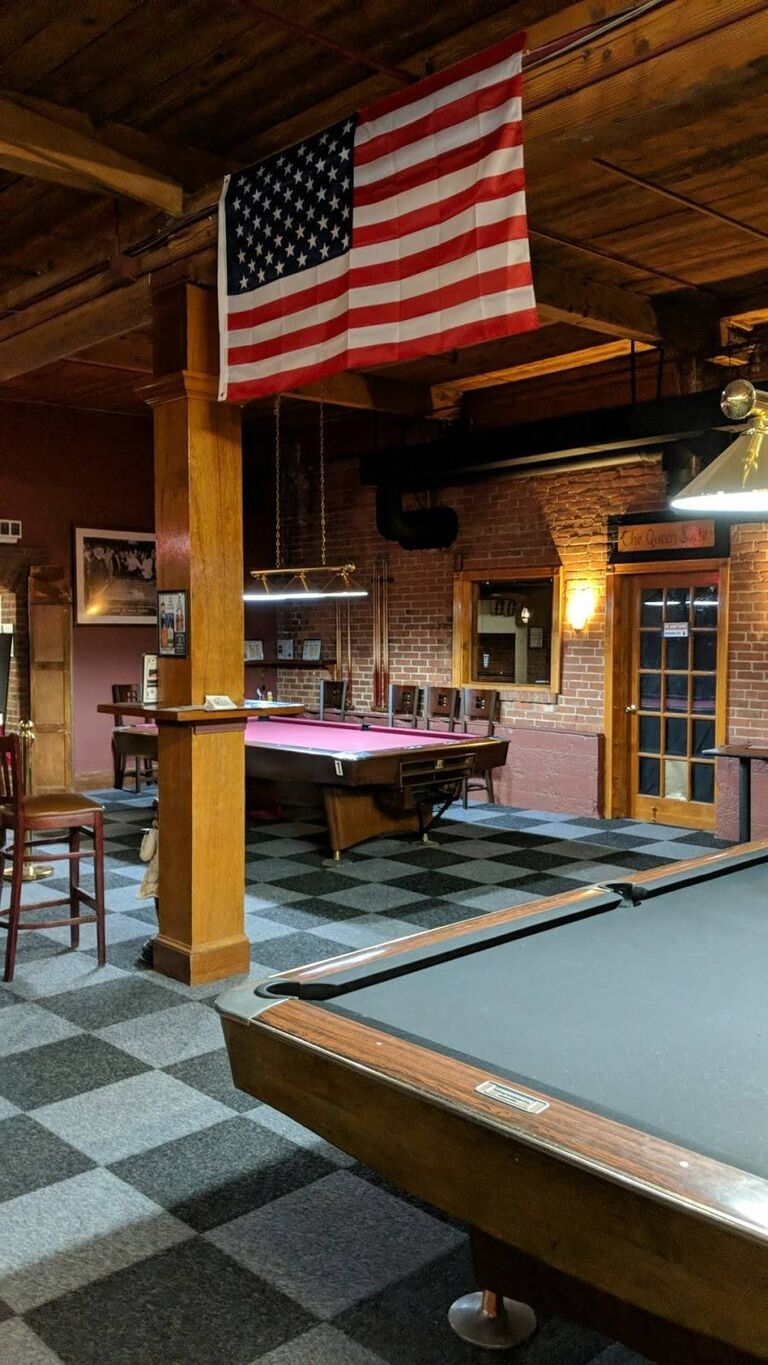 Sean and Jess went to Shooters in Worcester, MA for their first date.