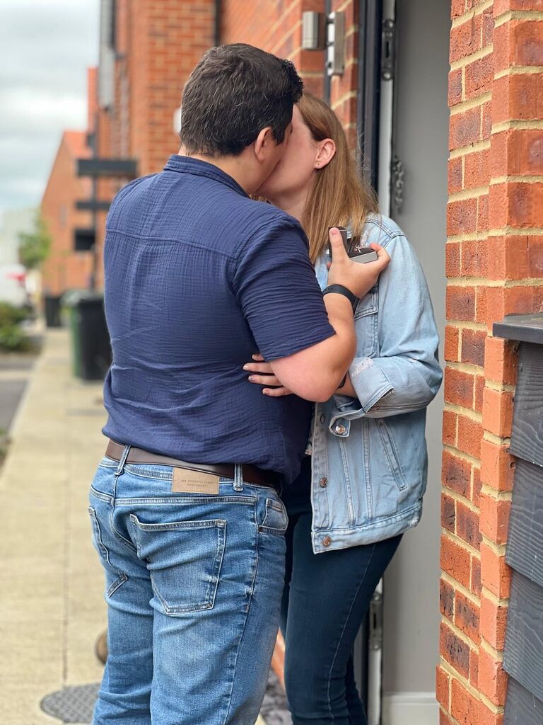 With much plotting and many conspiring helpers the question was asked and she said yes!