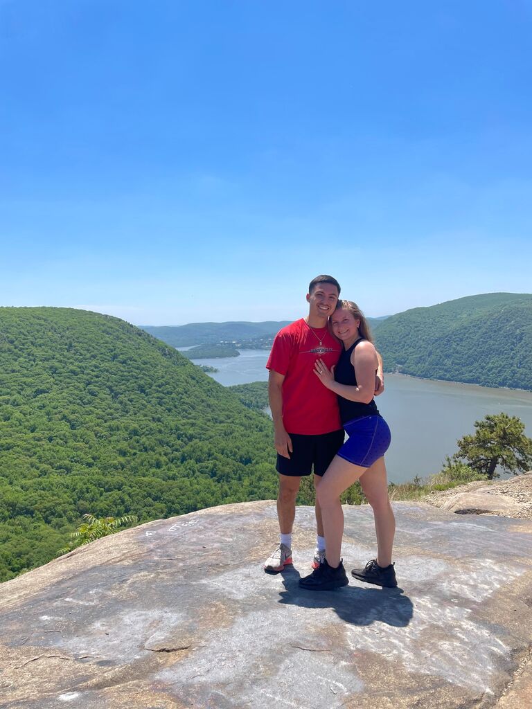 Our Engagement on the top of Breakneck Ridge