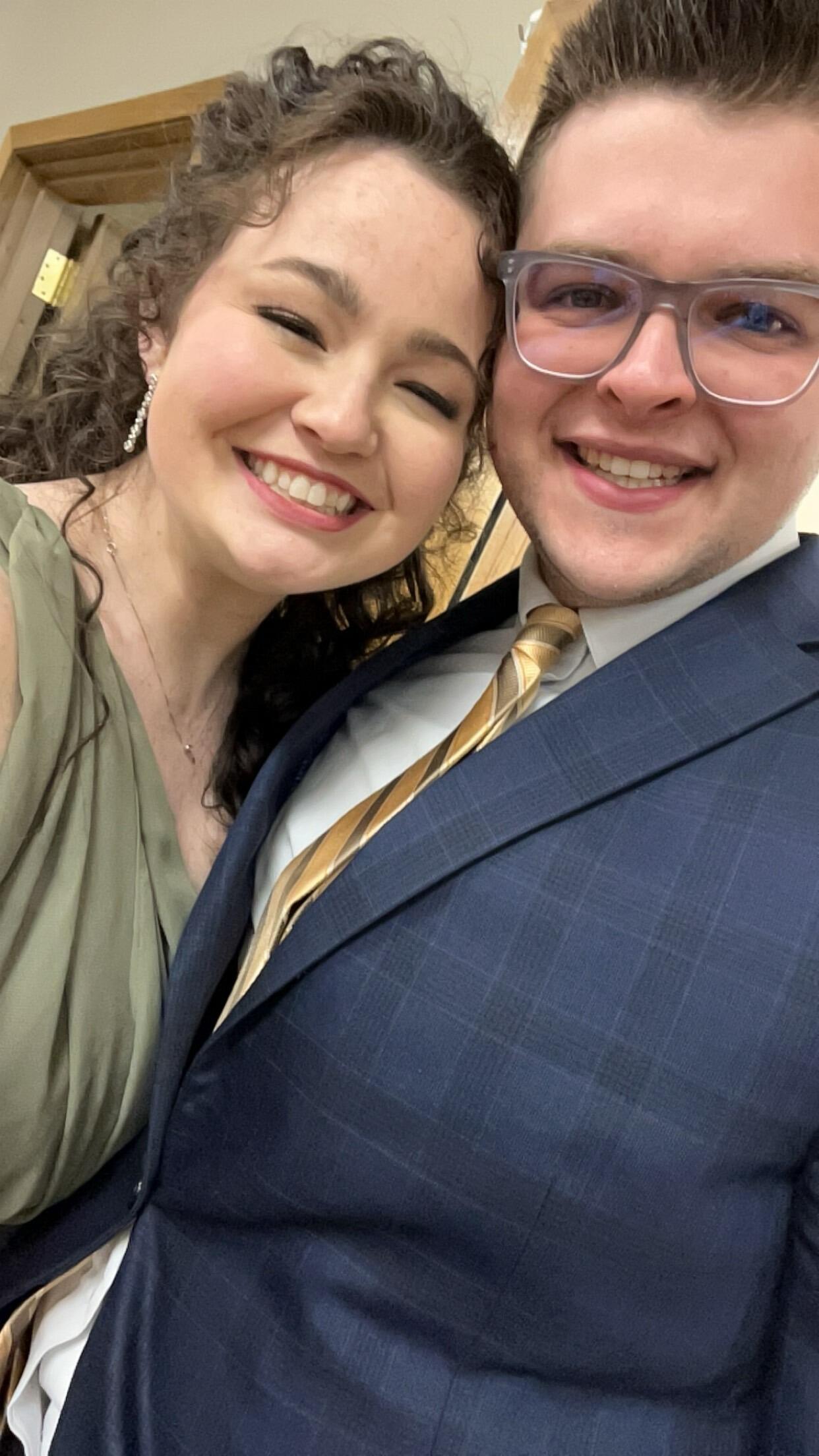 I was a bridesmaid in my younger sister's wedding, and Aaron was a blessing. Between helping set up, cookie delivery, tear down, and driving us back to Minnesota in a freak snow storm, I couldn't have done it without him!