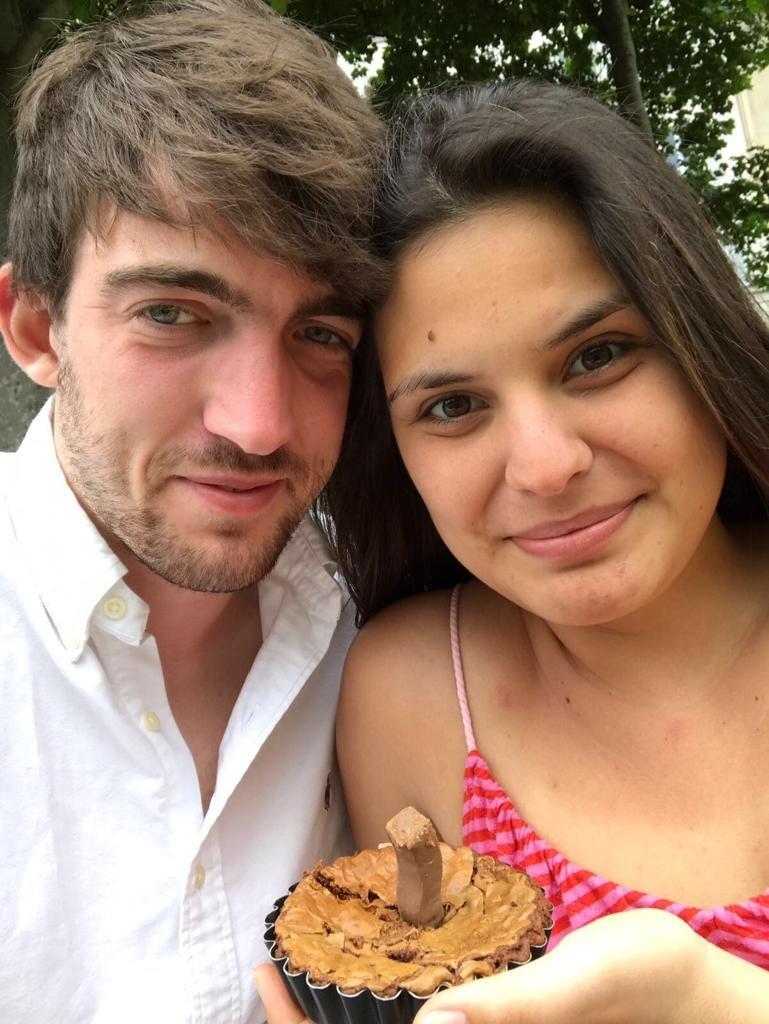 One year since we met ! What a cake!