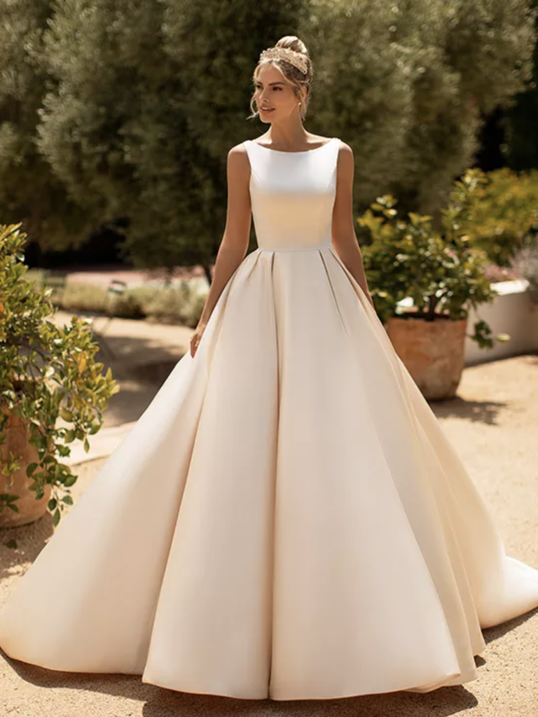 classic wedding dresses for guests