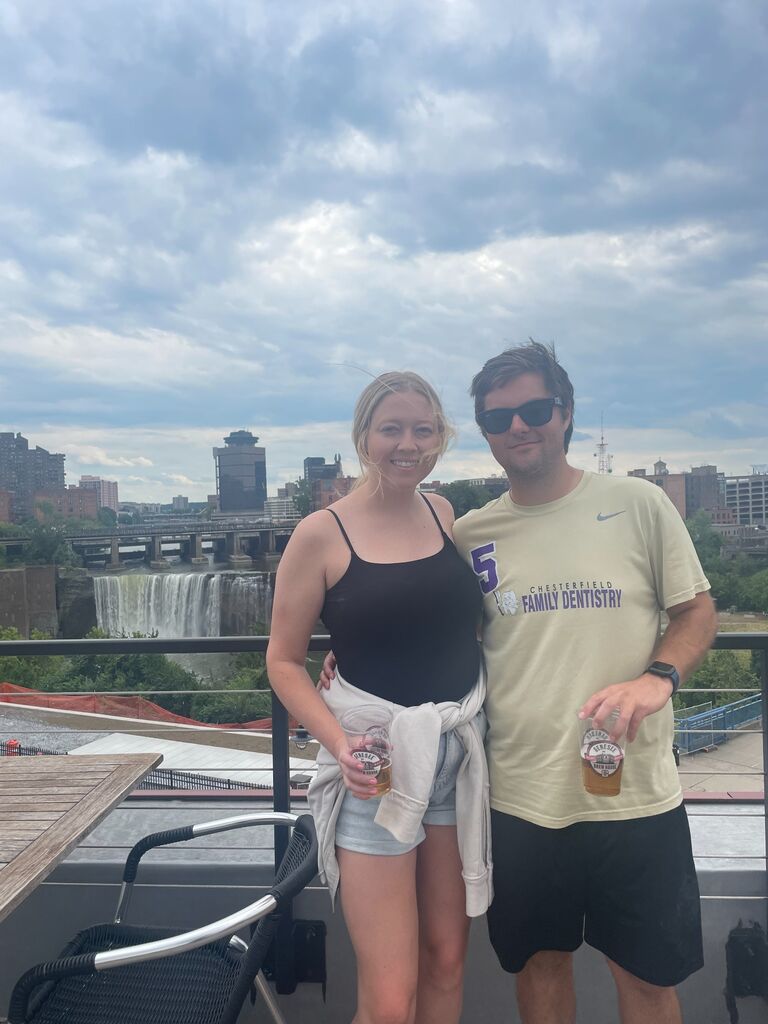 Traveled to upstate New York to visit Tim's family.