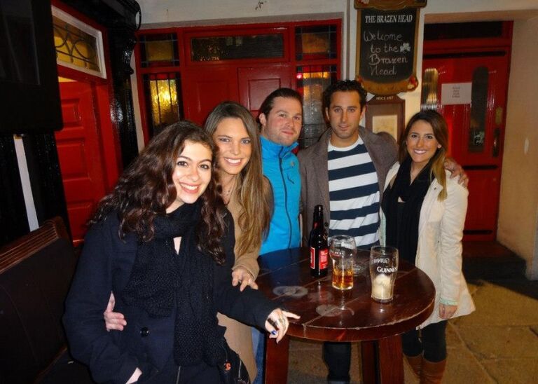 Joey (& Dan of course!) met us in Ireland during semester abroad.