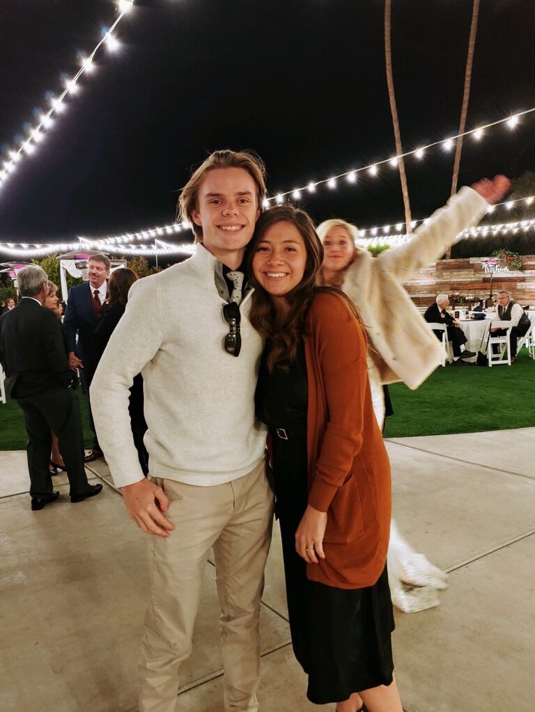 Our first trip together to Caleb’s cousins wedding in Arizona on New Year’s Day in 2021