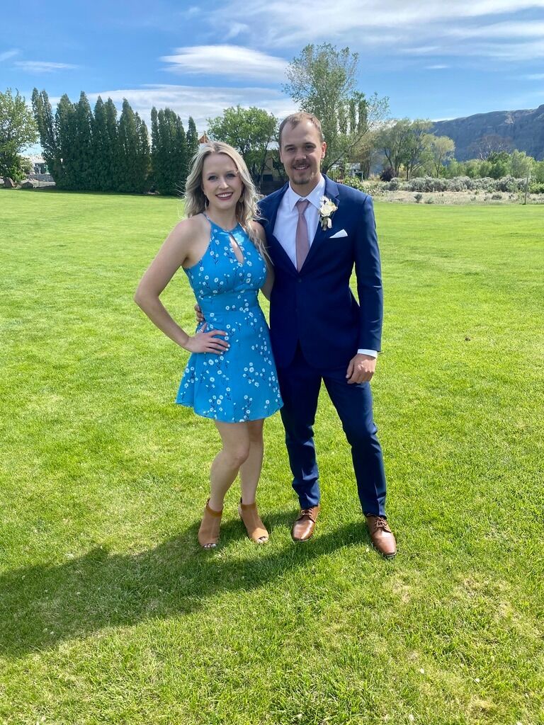 Our 1st wedding together on the Columbia River!