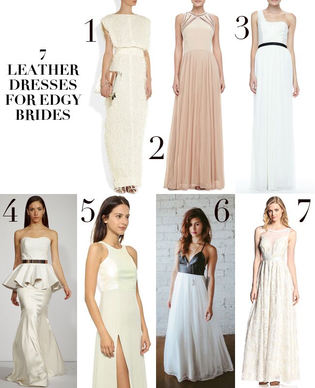 Leather Wedding Dresses Are A Hot Trend Right Now
