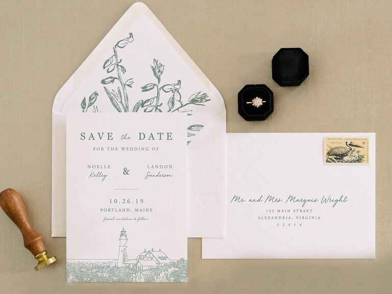 20 Beach Save-the-Dates That Showcase Your Wedding Theme