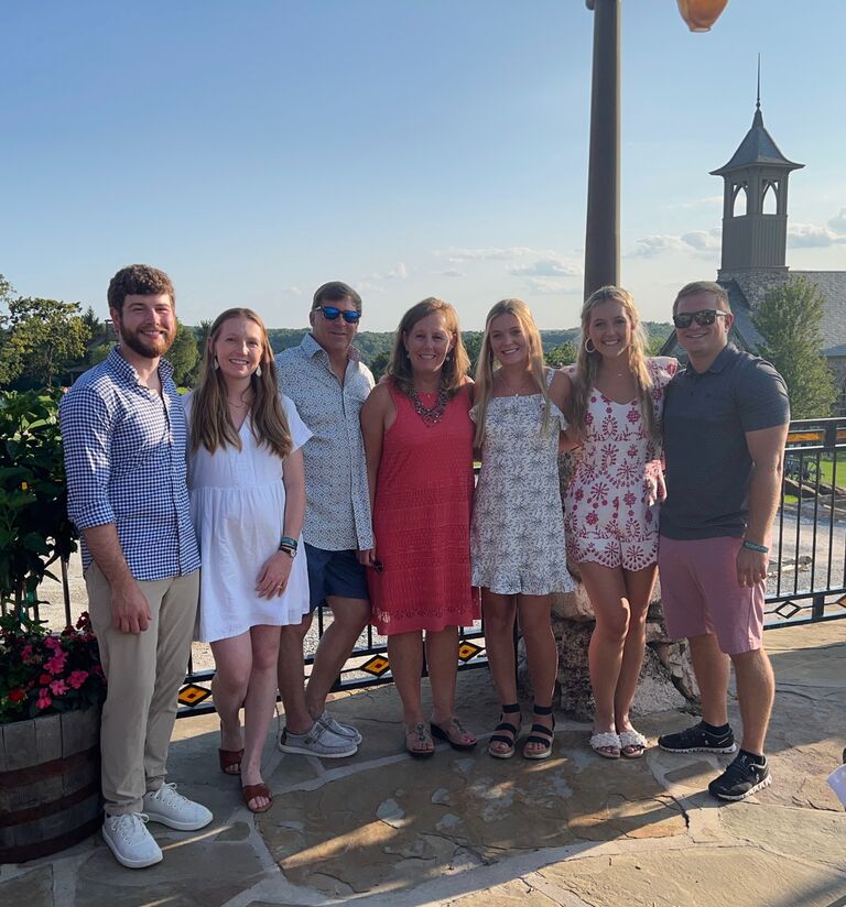 Family vacation to celebrate Hannah's mom's 60th birthday! Can't wait for more family time 