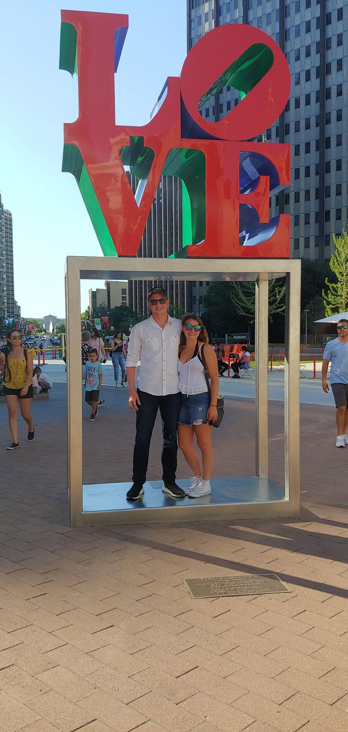 Our first trip to Philly together. Michaela met Ryan's family for the first time.
