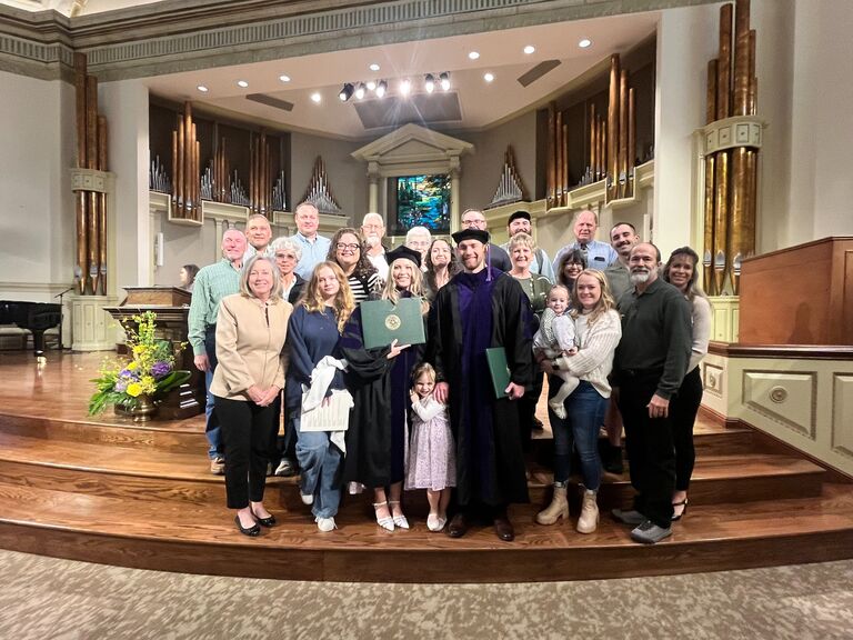 The families meet