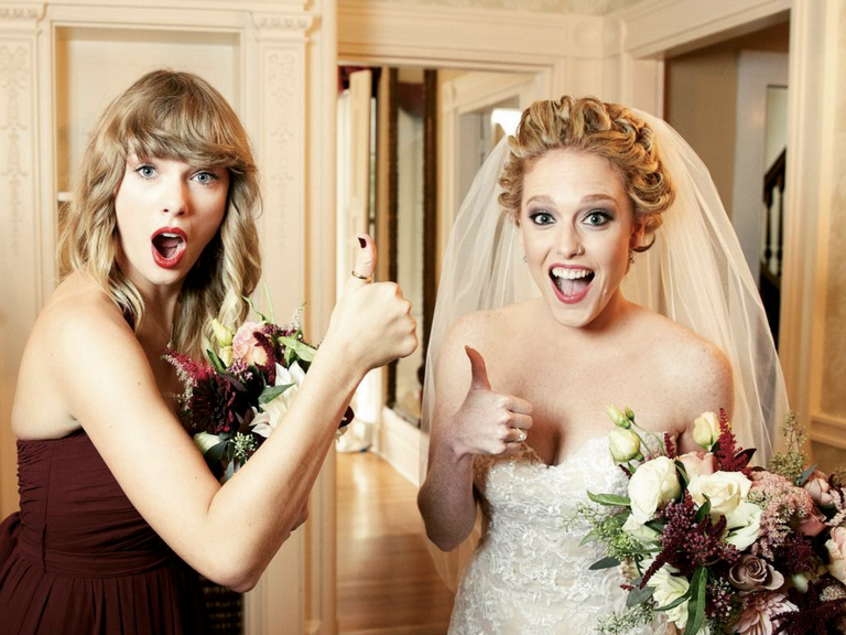 Taylor Swift's Reem Acra Maid of Honor Dress