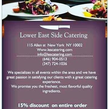 Lower east side catering - Caterer - New York City, NY - Hero Main