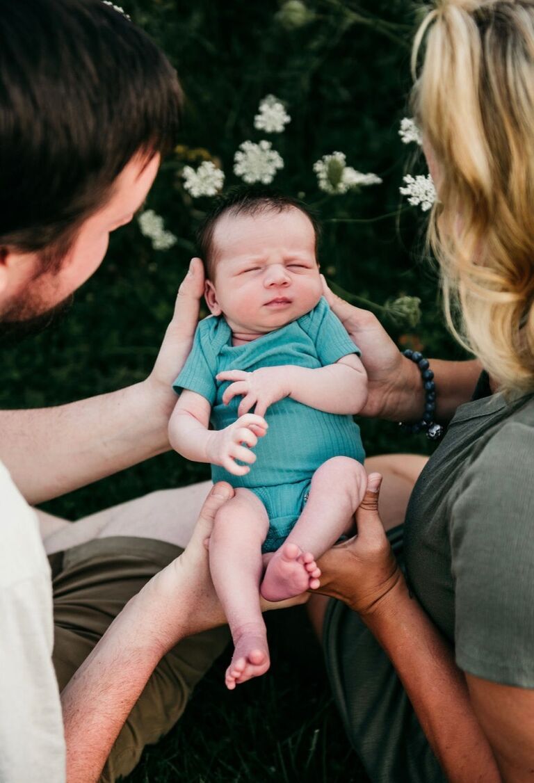 Mark and Emily welcomed Parker John Denning to the world, and to their family. 