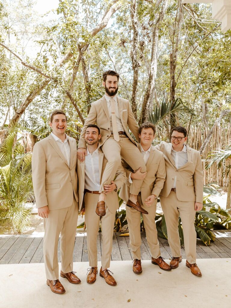 Non traditional groomsmen attire best sale