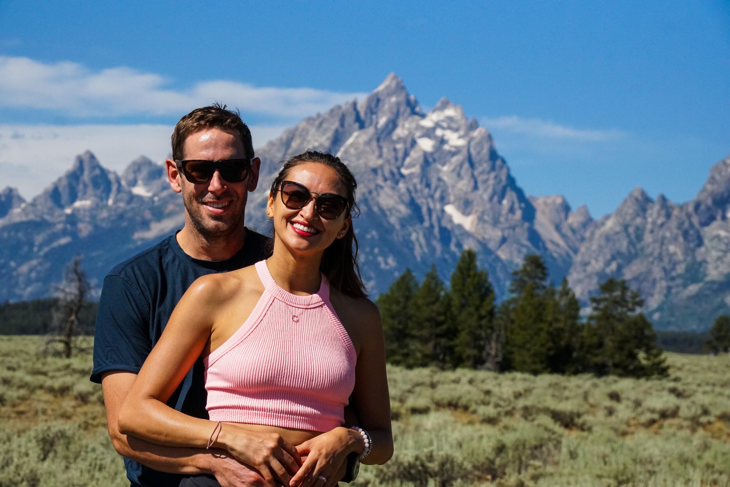 Mike & Alma in the Tetons
